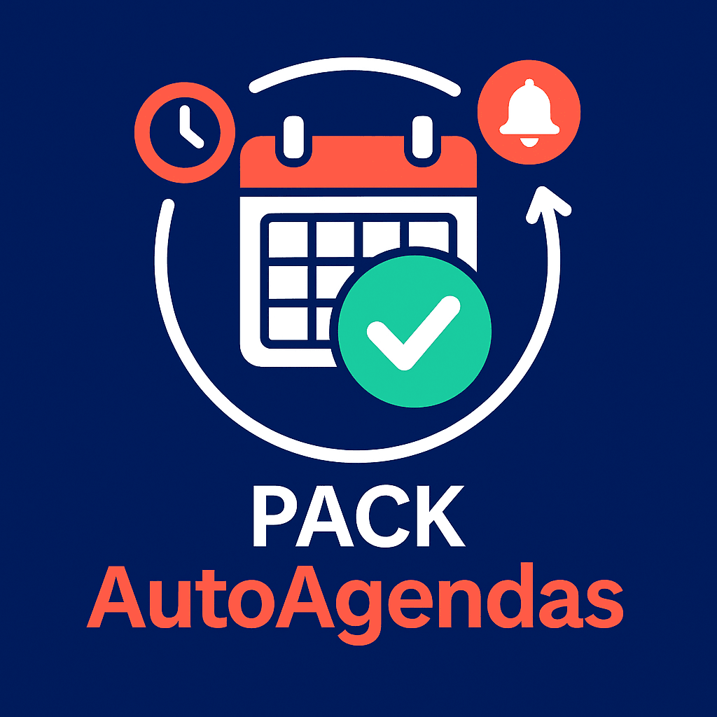 Optimiza tu agenda con el Pack AutoAgendas: citas online, recordatorios automáticos y reducción de ausencias para mejorar la experiencia del cliente.