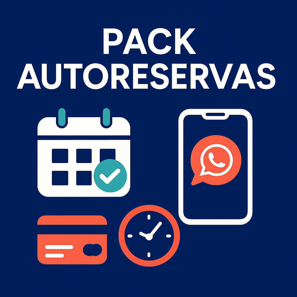 Automatiza reservas online y WhatsApp con IA. Confirmación, recordatorios, pagos y métricas en un solo sistema. Menos no-shows, más clientes felices.